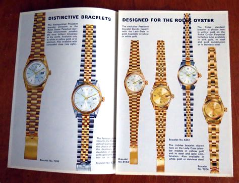 1968 vintage rolex watch|1968 Rolex brochure.